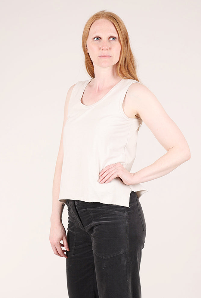 Cynthia Ashby Ideal Knit Tank, Ashby White 