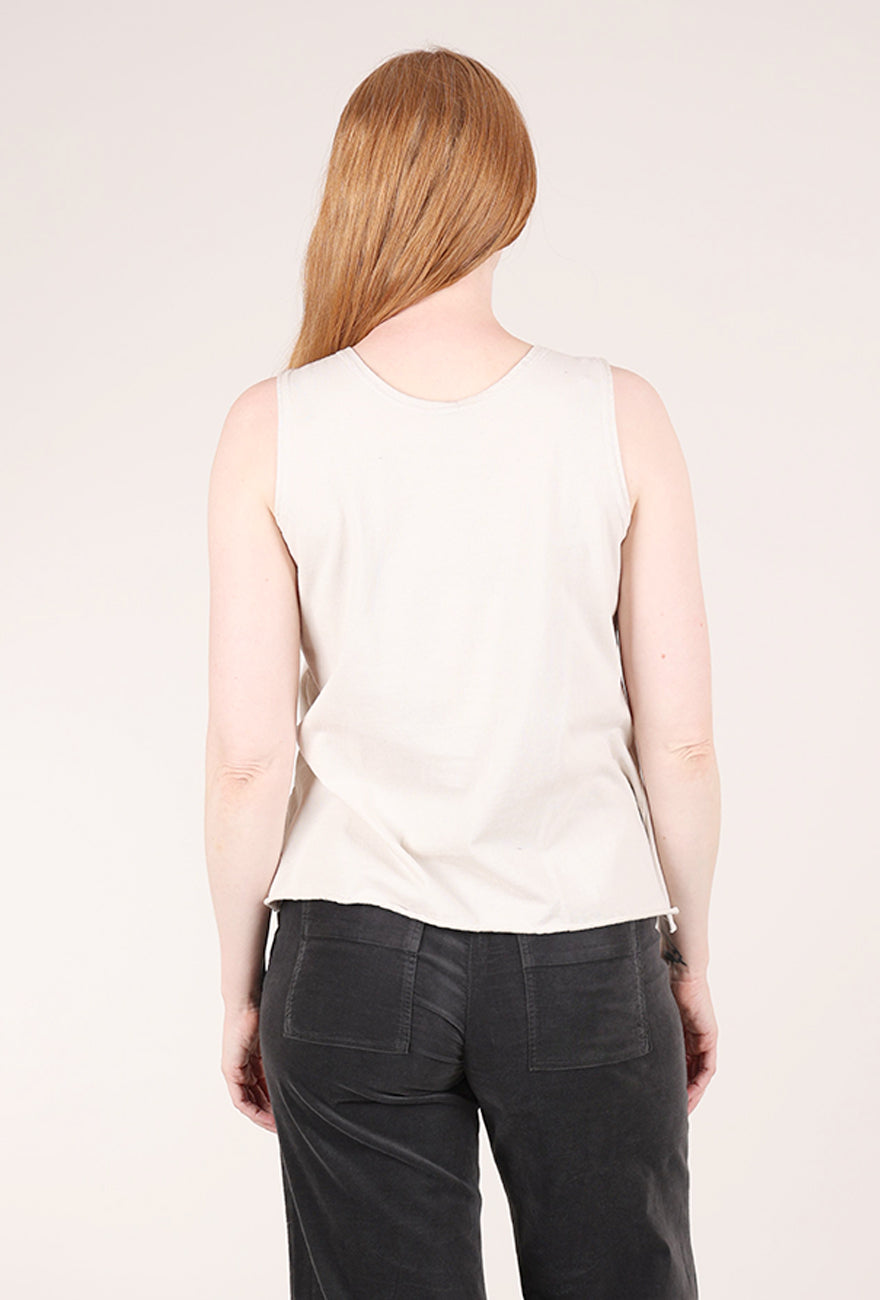Cynthia Ashby Ideal Knit Tank, Ashby White 