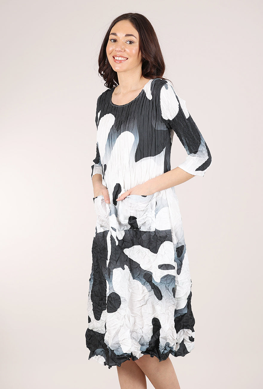 Alquema 3/4 Sleeve Smash Pocket Dress, Orchard 