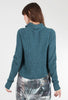Rundholz Marled Yak Funnel Cardie, Ink Faux 