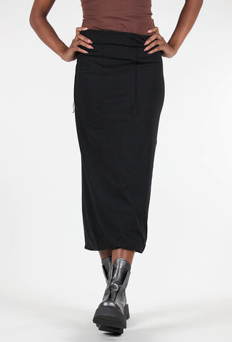Rundholz Dimensional Seam Slim Skirt, Black 