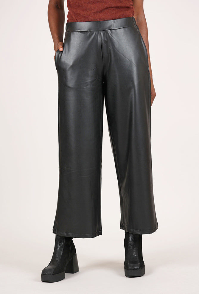 Kozan Vegan Leather Renae Pant, Black 