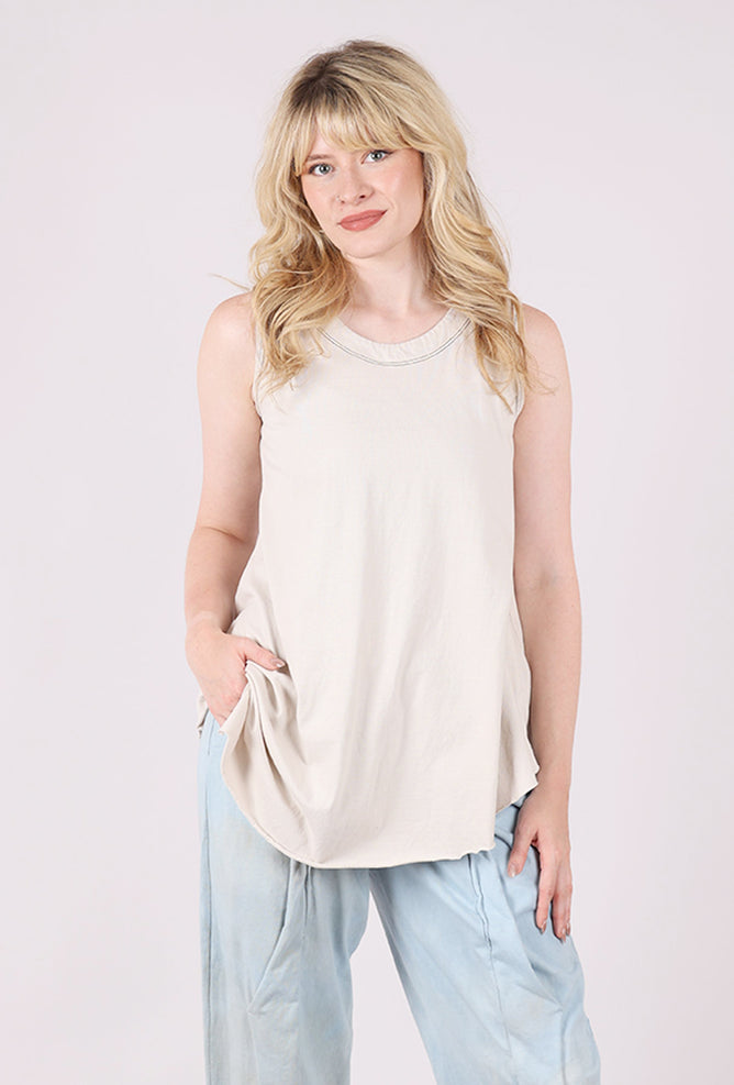 Cynthia Ashby Knit Tunic, Ashby White 