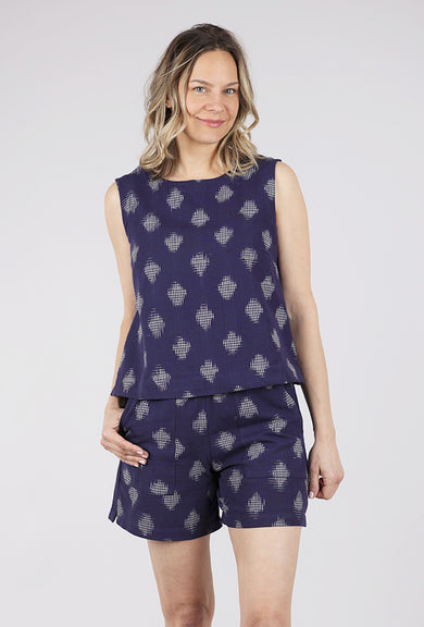 Bibico Pippa Sleeveless Top, Dot Indigo 
