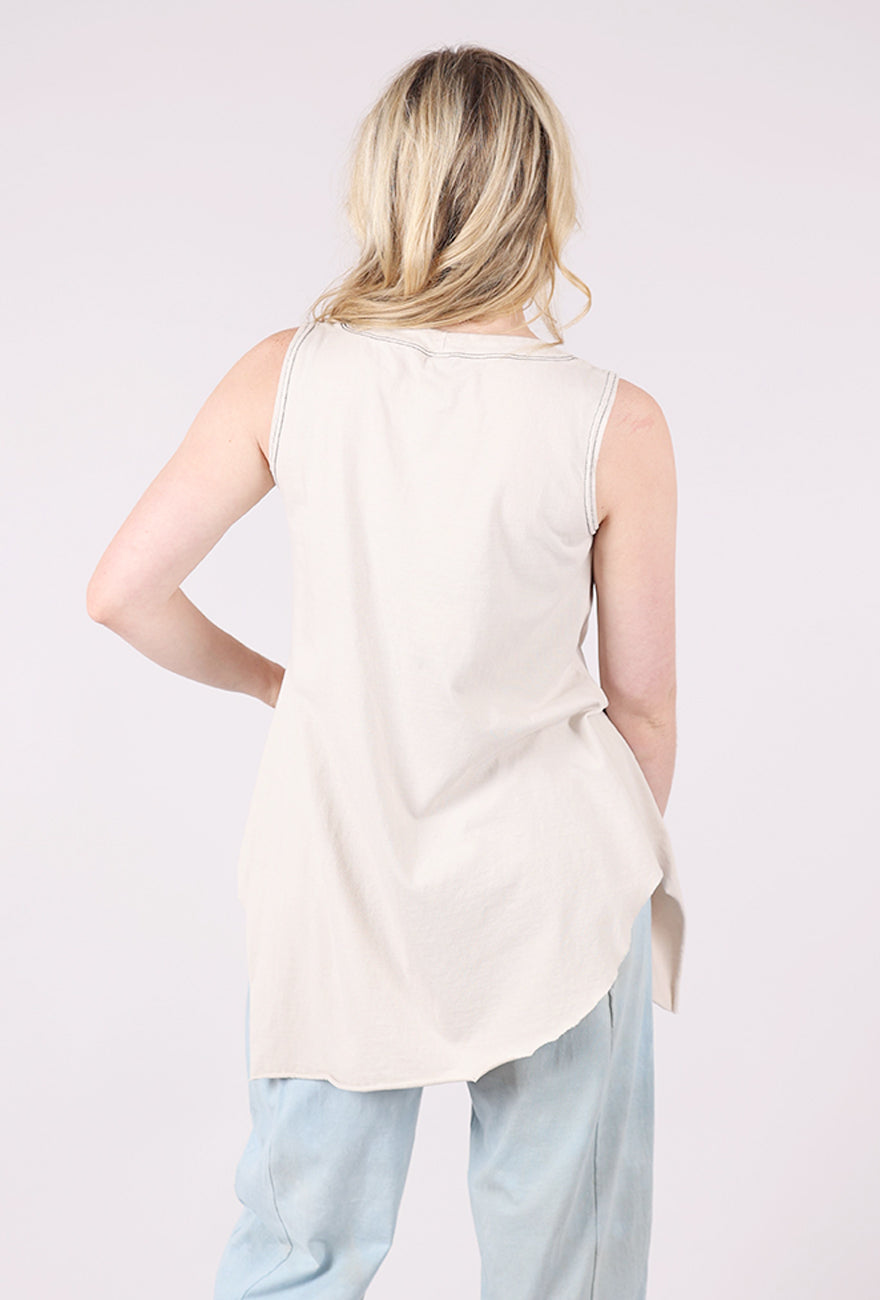 Cynthia Ashby Knit Tunic, Ashby White 