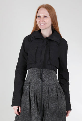 Rundholz Ultra Crop Pocket Jacket, Black 