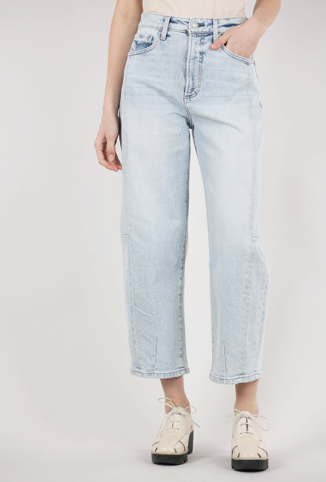 Pistola Eli High-Rise Arched Leg Denim, Sun-Kissed Blue 