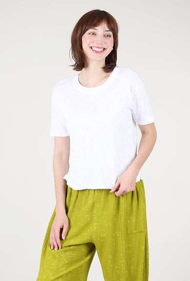 Mododoc Shrunken Boxy Crew, White Halo 
