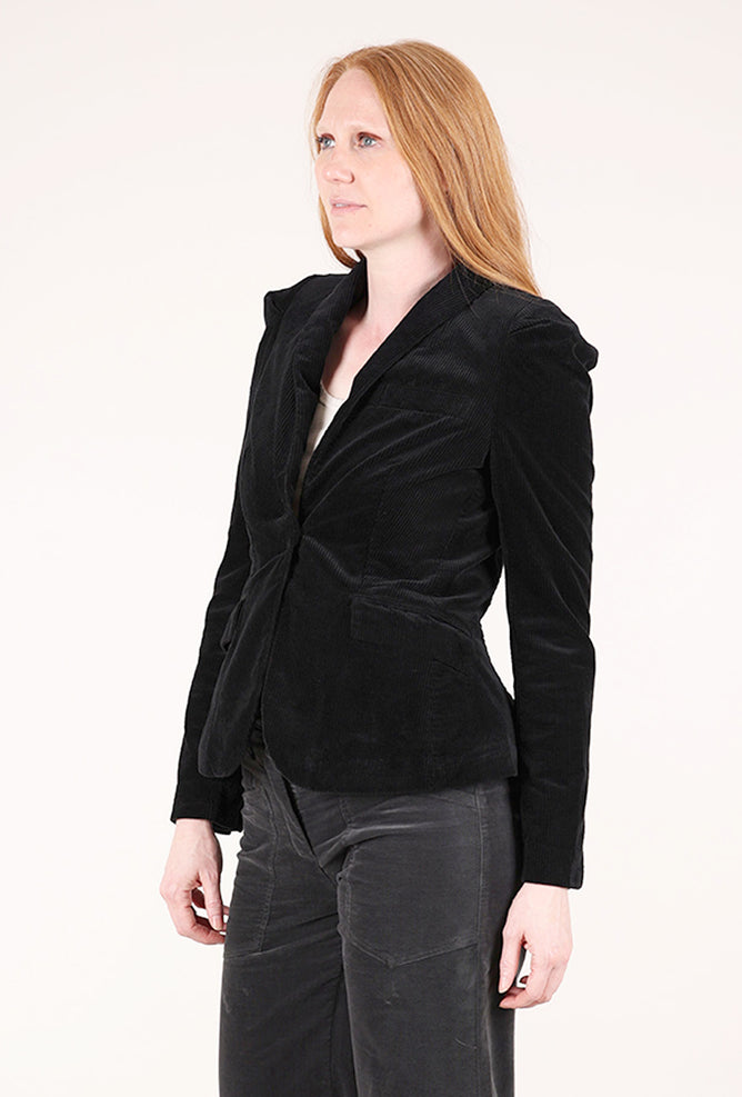Hannes Roether Cord Lady Blazer, Black 