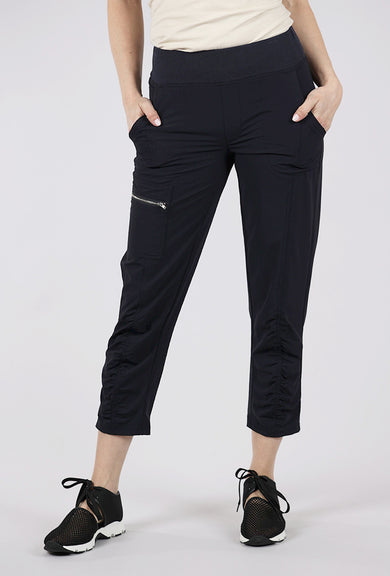 Peace of Cloth Tech Ash Zip Pant, Navy 