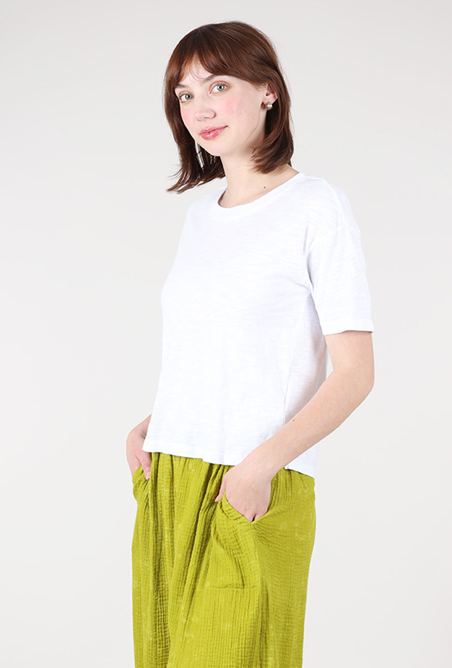 Mododoc Shrunken Boxy Crew, White Halo 
