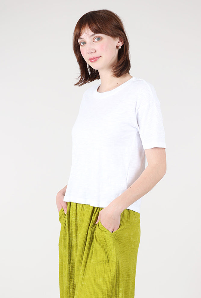 Mododoc Shrunken Boxy Crew, White Halo 