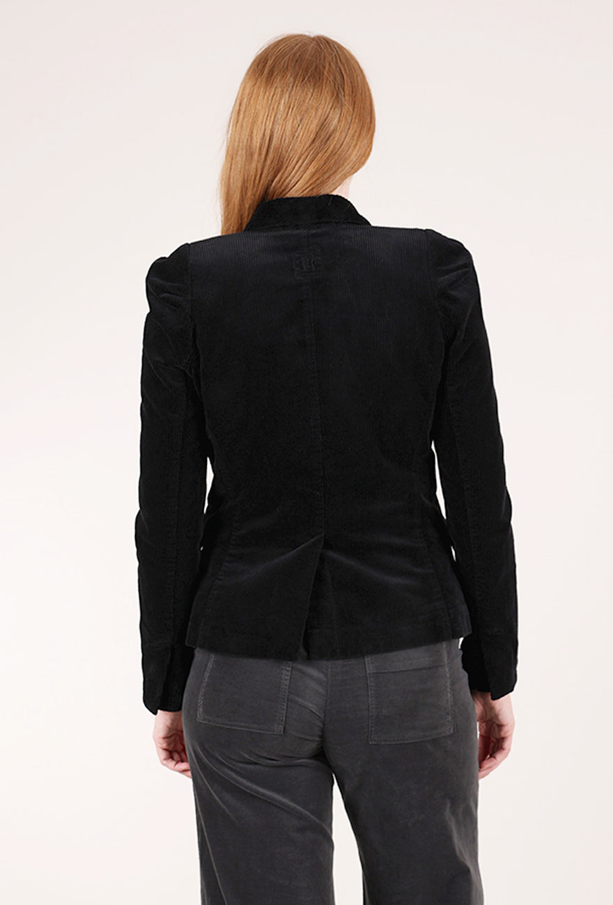 Hannes Roether Cord Lady Blazer, Black 