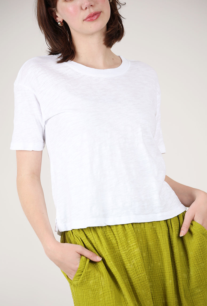 Mododoc Shrunken Boxy Crew, White Halo 