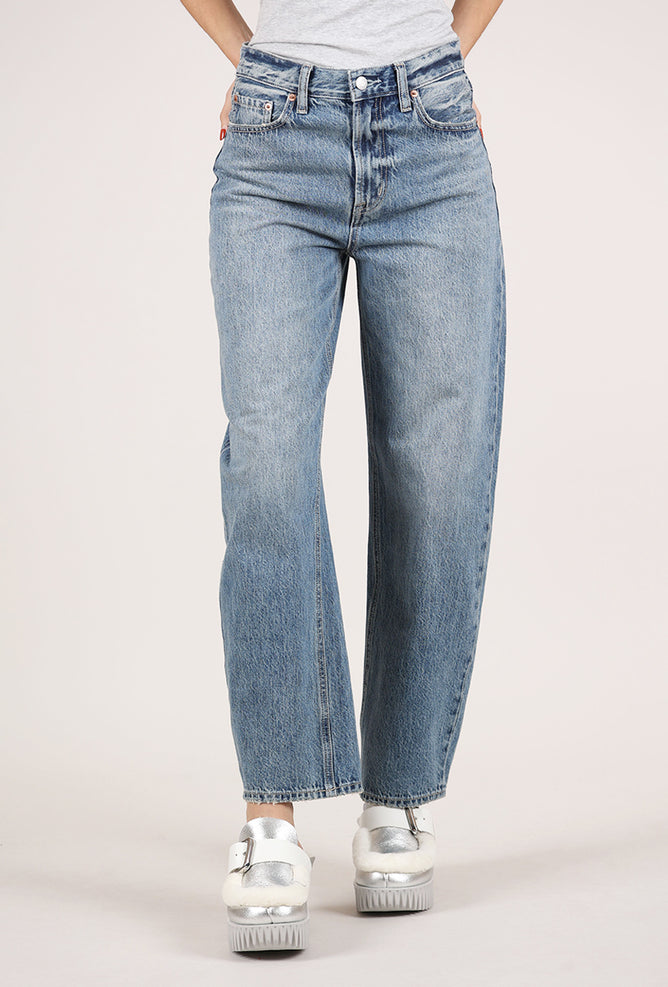 Pistola Wes High Rise Barrel Denim, Spectacle 