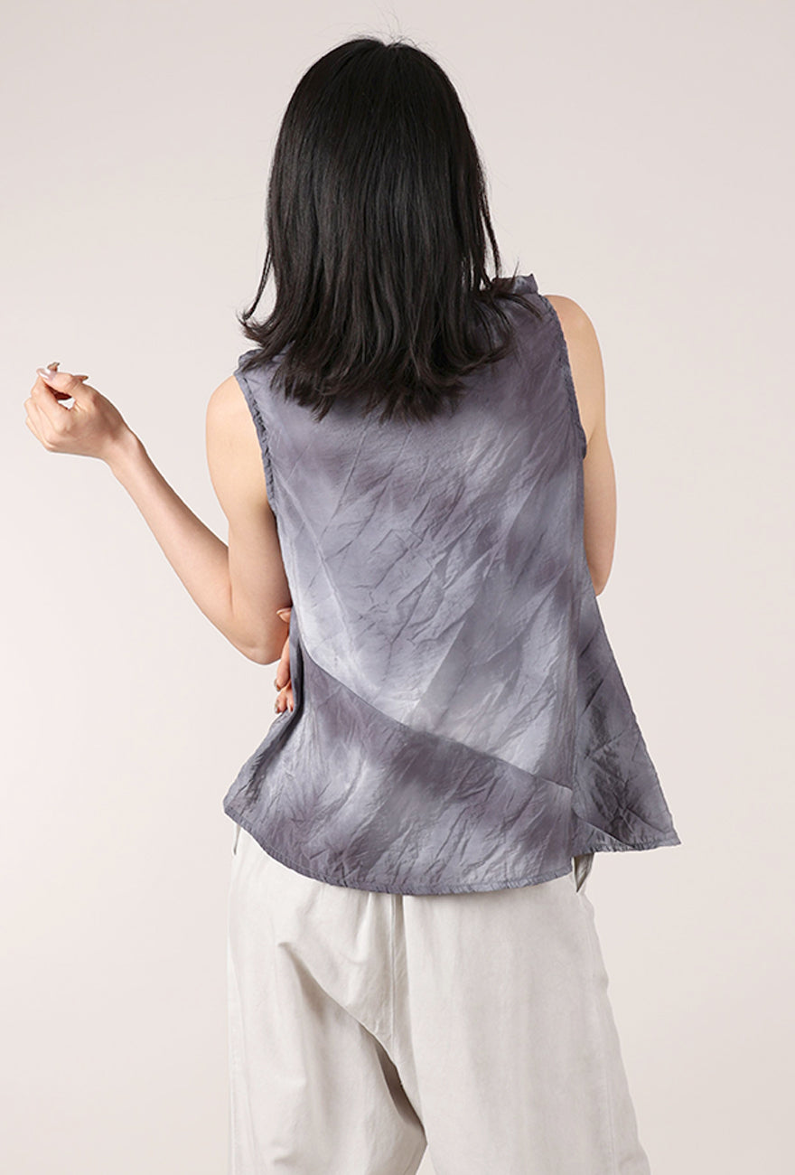 FishFash Kelp Top, Gray/White 