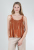 Mystree Velvet Swing Tank, Grapefruit 