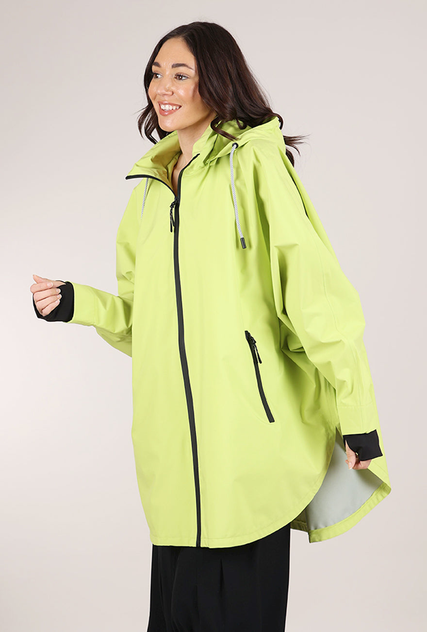 Normann Dolman Rain Jacket, Lime 
