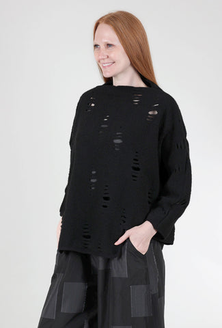 Alembika Rifts Sweater, Black 