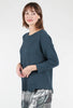 Liv Spa Knit Angle Sweater, Spruce 
