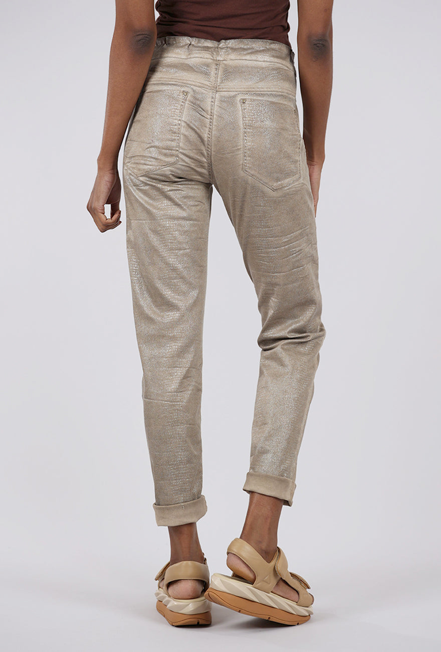 Alembika Iconic Stretch Denim, Cream 