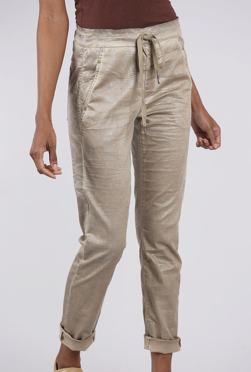 Alembika Iconic Stretch Denim, Cream 