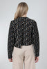 Cut Loose Dotty Cropped Wool Jacket, Charcoal 