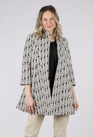 Estelle & Finn EF Signature Swing Jacket, Sand/Black 