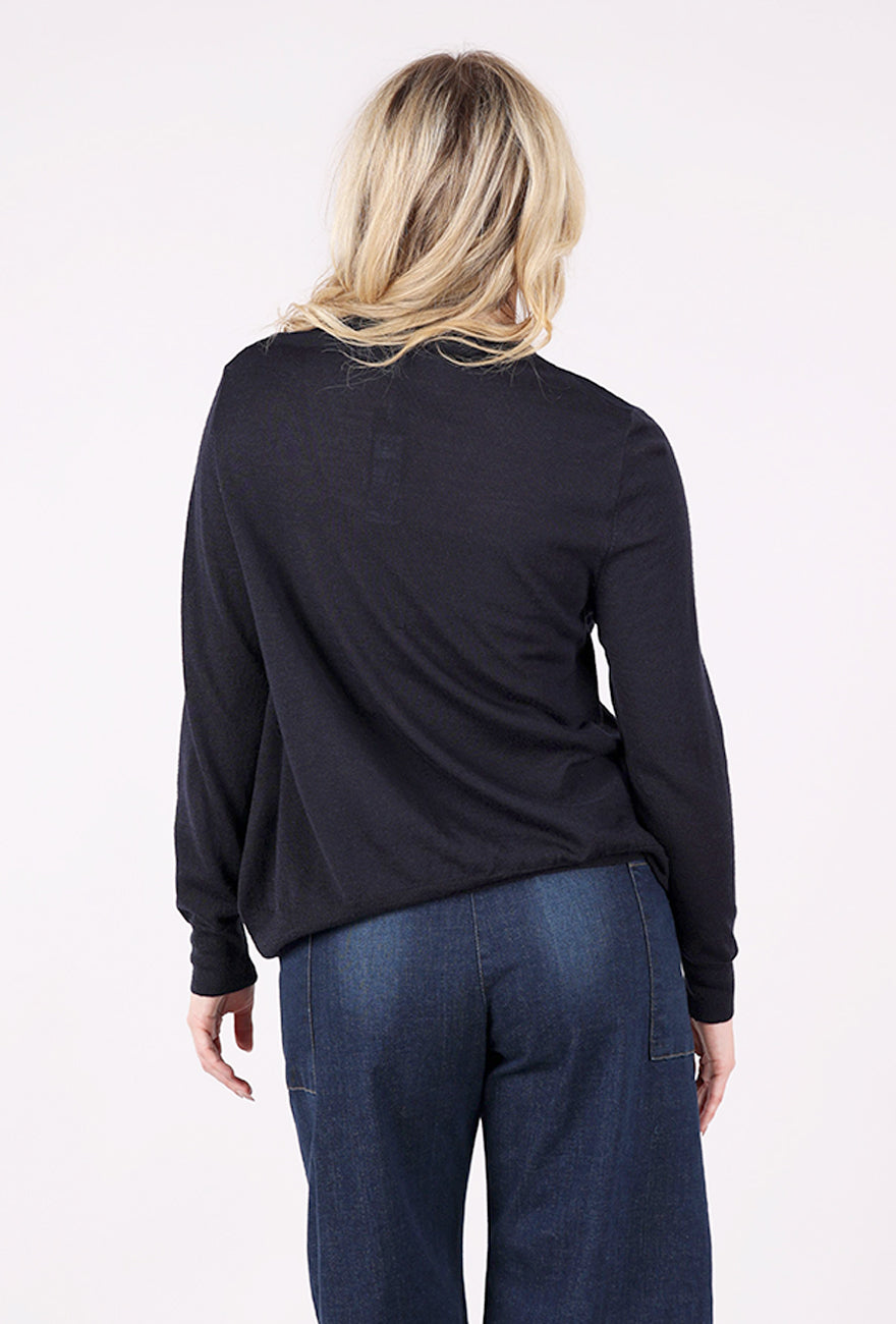 Yoshi Kondo Norway Cardigan, Navy 