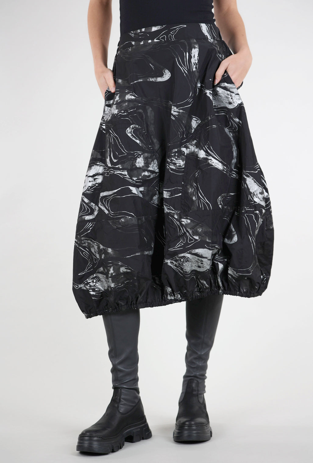 Kozan Adley Skirt, Chrome/Black 