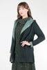 Margaret O'Leary St. Maarten Cotton Cardie, Forest/Fern 