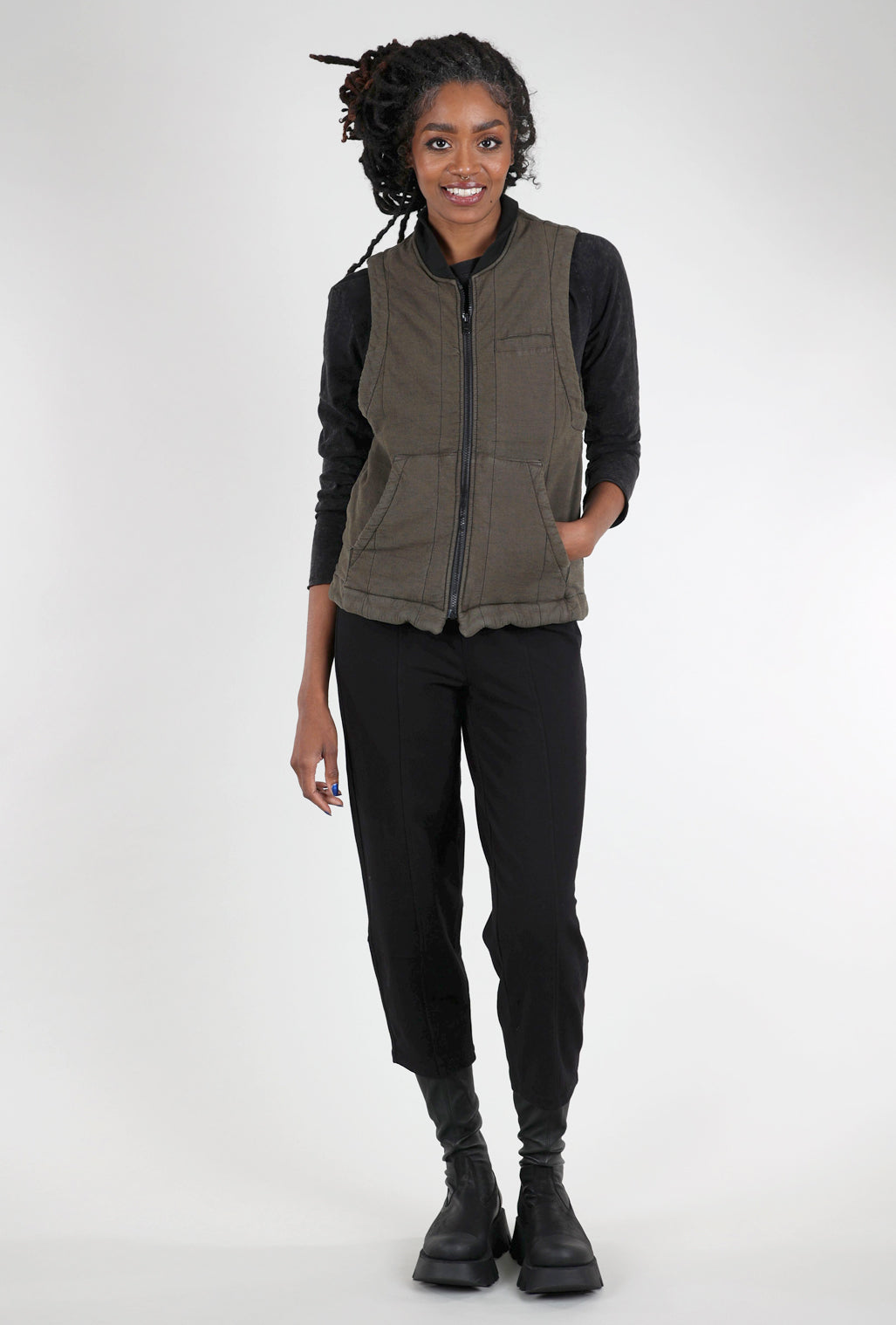 Prairie Underground Muffle Vest, Umber Wash 