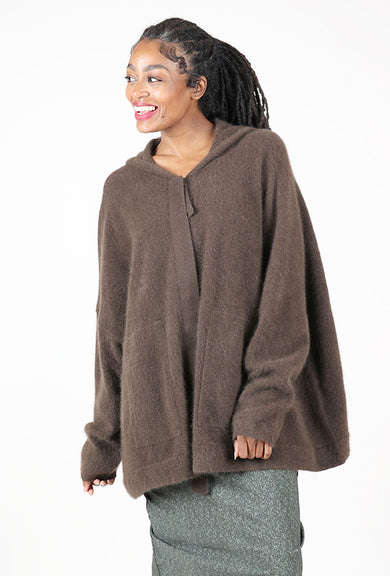 Splendid Zip Hooded Sweater, Umbra