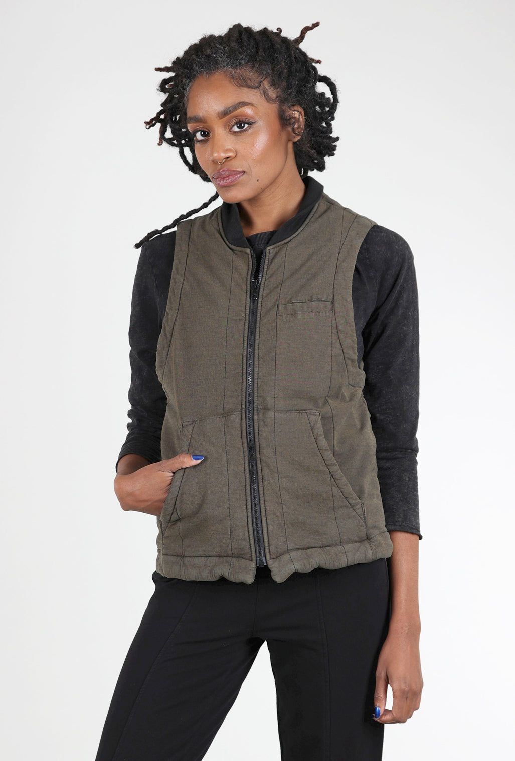 Prairie Underground Muffle Vest, Umber Wash 