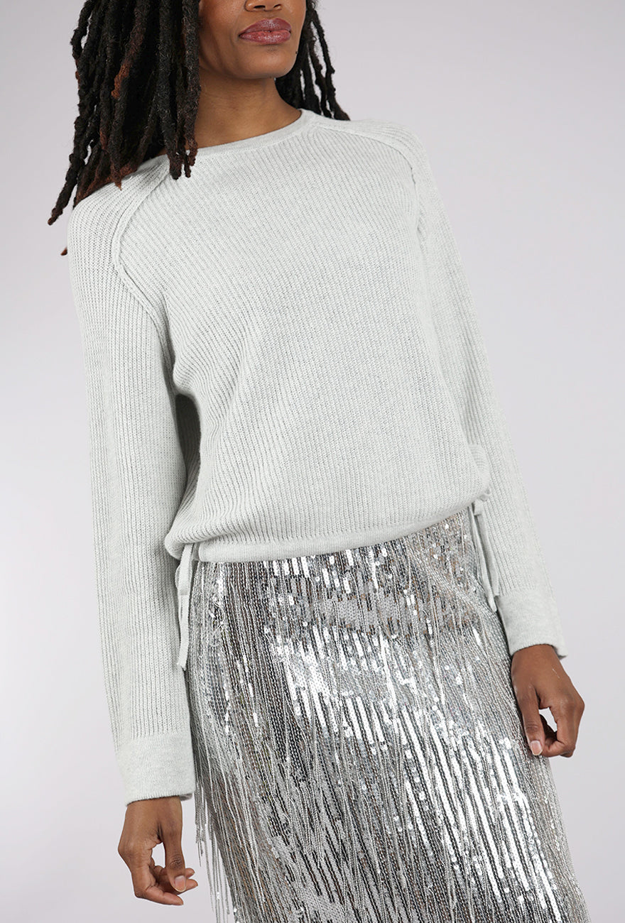 Margaret O'Leary Drawstring Pullover, Mercury 