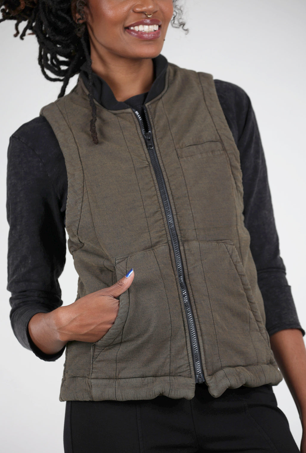 Prairie Underground Muffle Vest, Umber Wash 