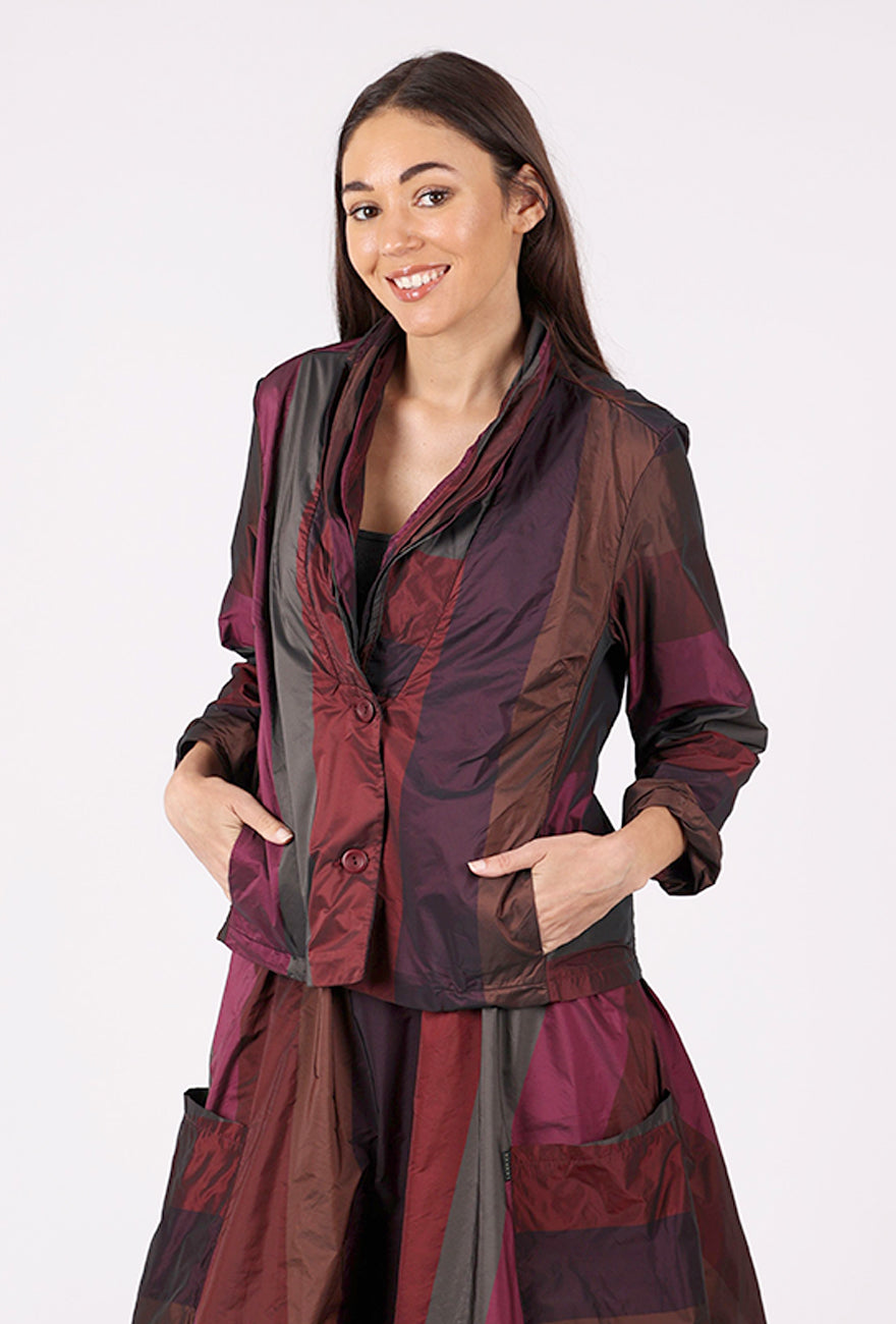Luukaa Livia Jacket, Dark Scarlet 