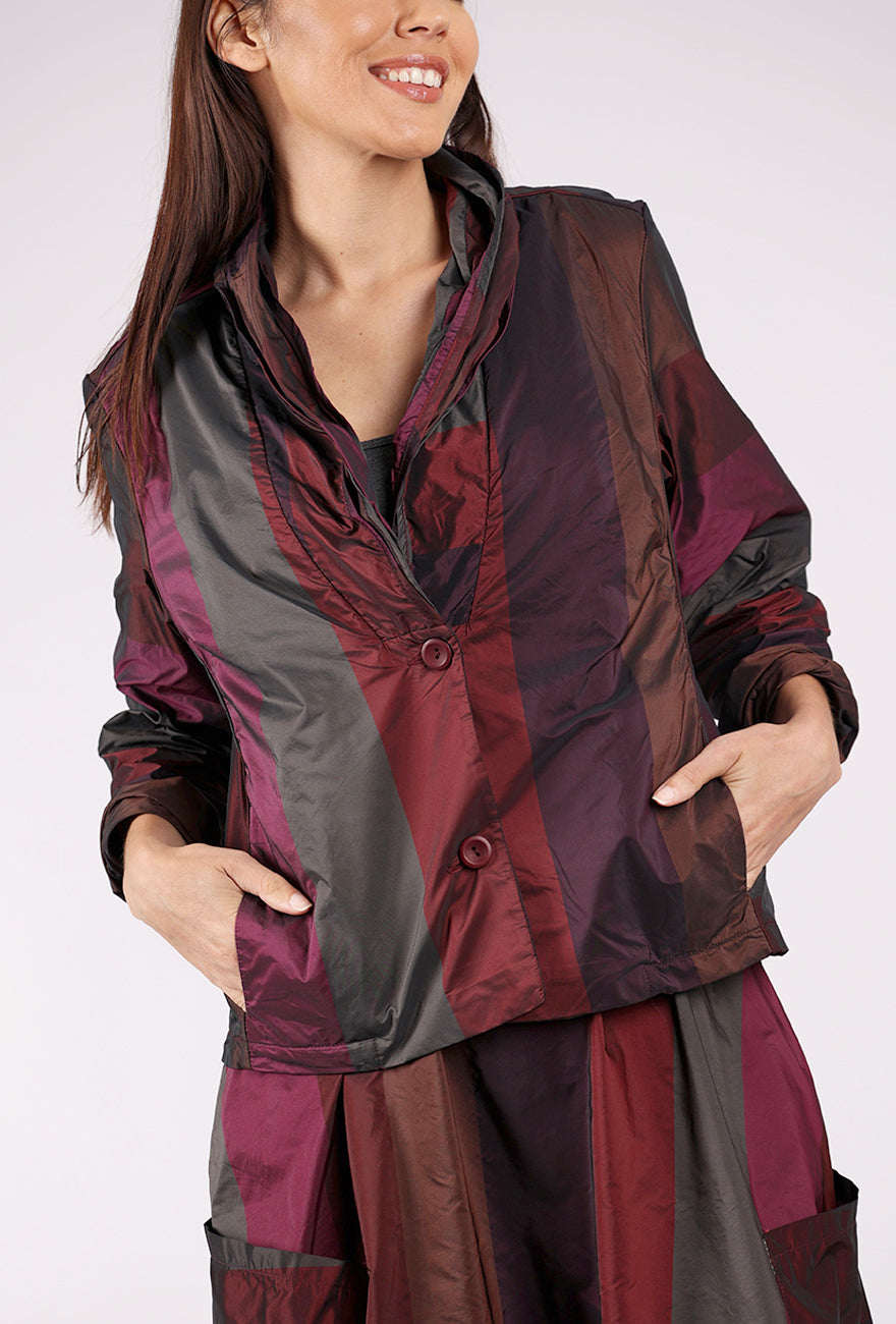 Luukaa Livia Jacket, Dark Scarlet 
