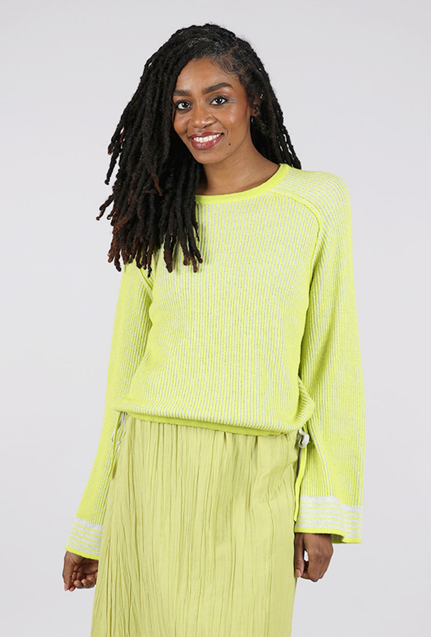 Margaret O'Leary Drawstring Pullover, Lime 