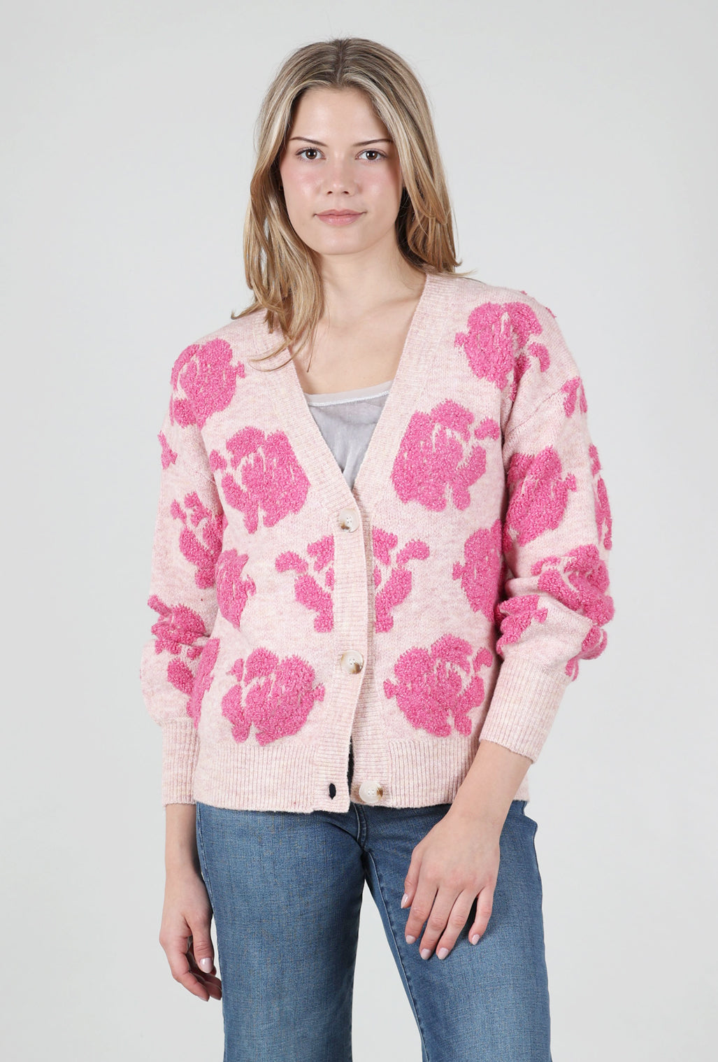 Mystree Floral Fever Cardie, Rose 