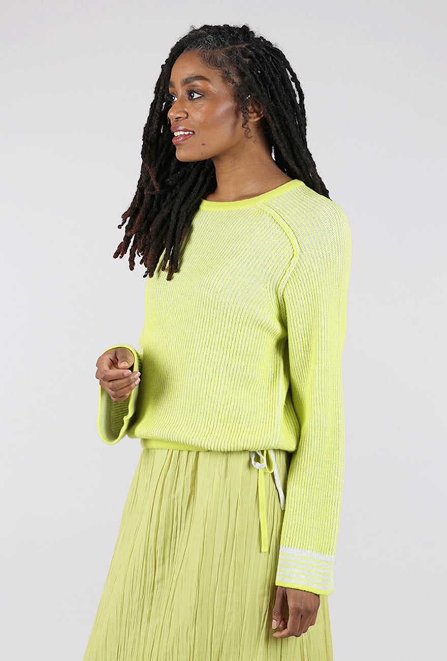 Margaret O'Leary Drawstring Pullover, Lime 