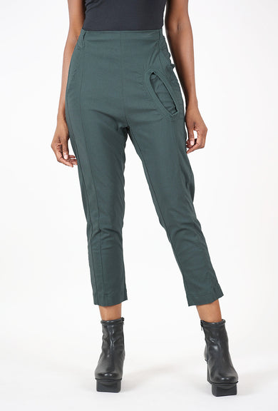 Rundholz Sig Stretch Taper Trouser, Forest Print 