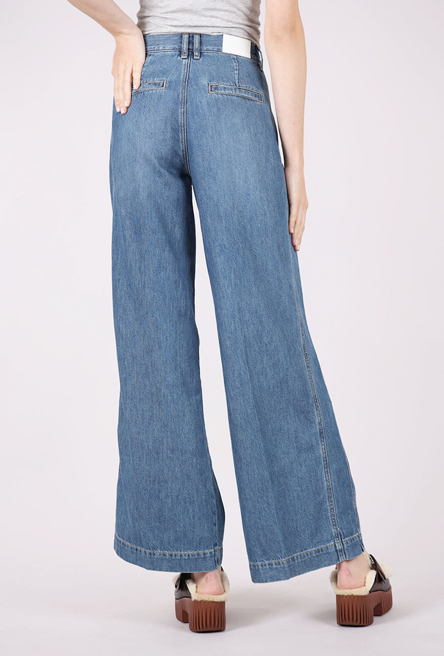 Pistola Jadyn Seamed Low Slung Palazzo, Imagine 