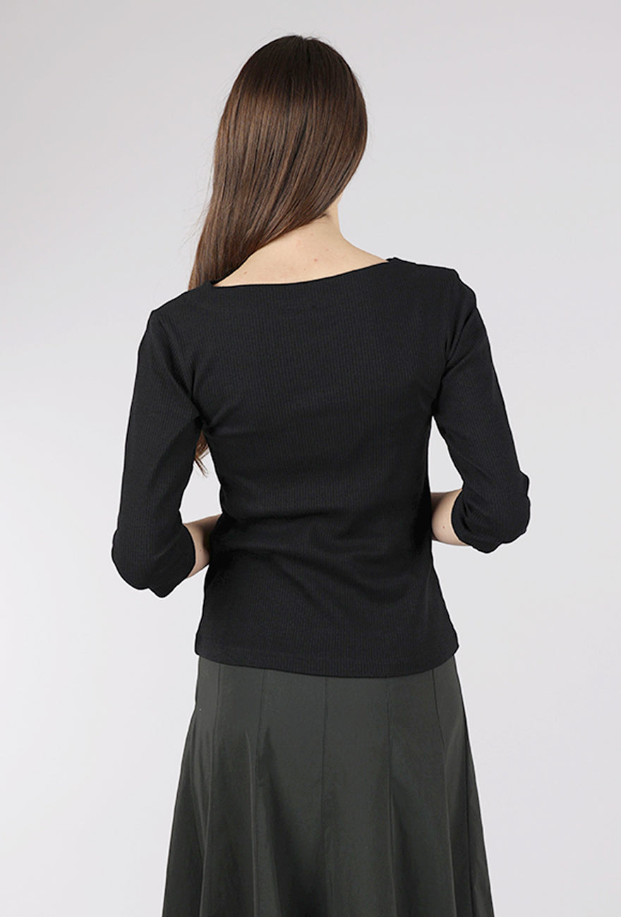 Naibu Rib Top, Black