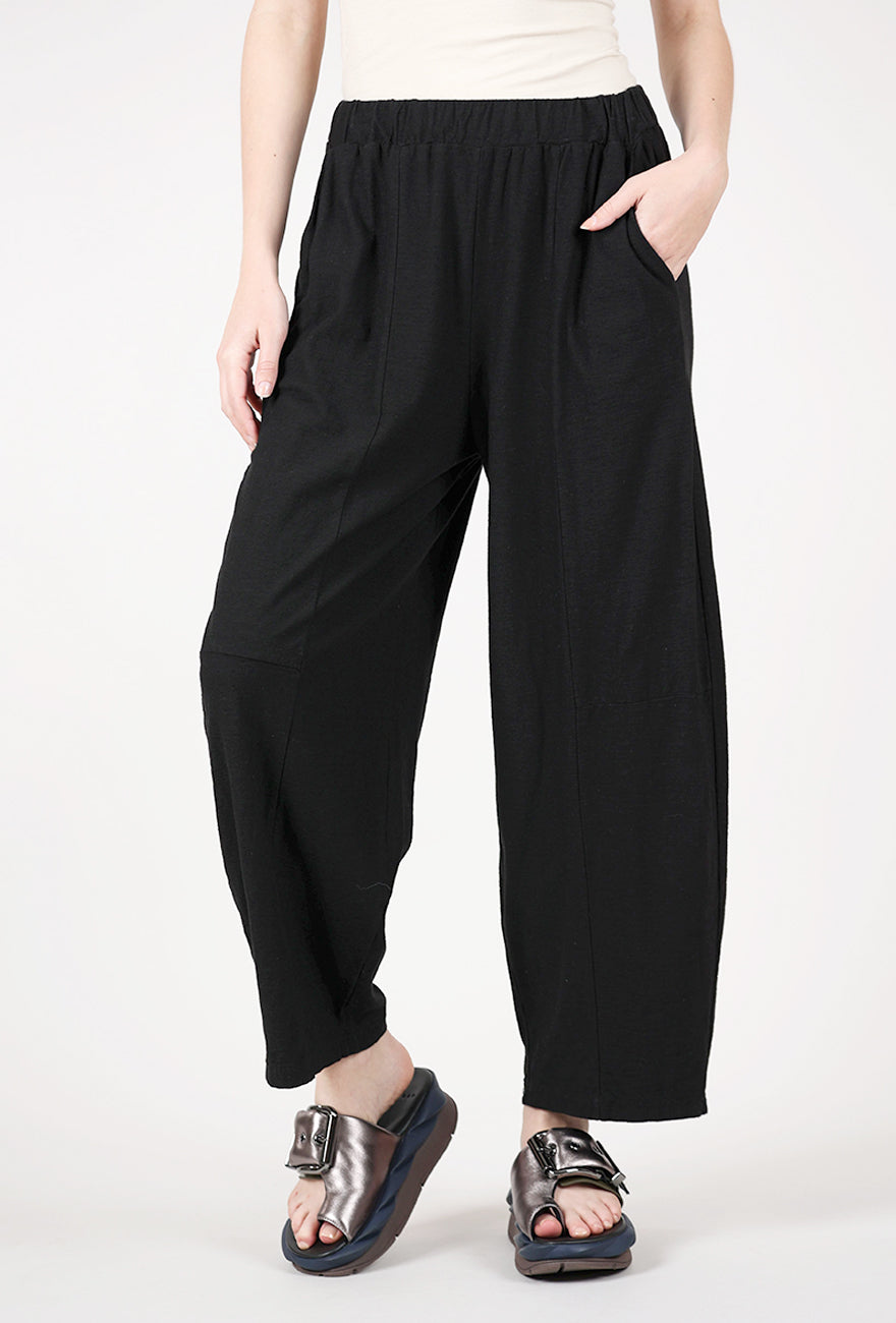 Cut Loose Horseshoe Pant, Black 