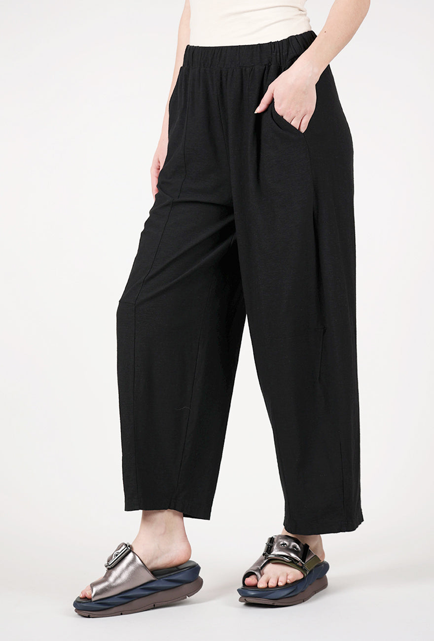 Cut Loose Horseshoe Pant, Black 