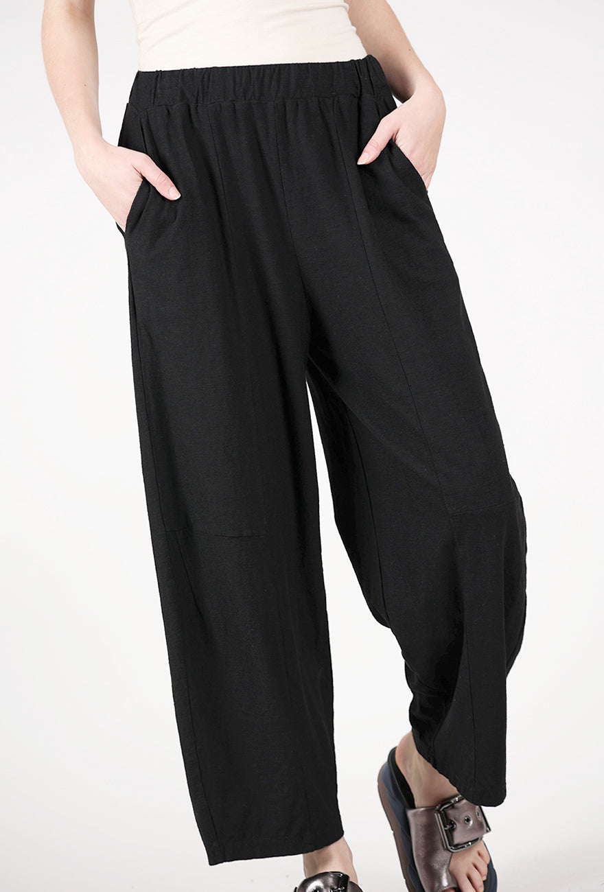 Cut Loose Horseshoe Pant, Black 