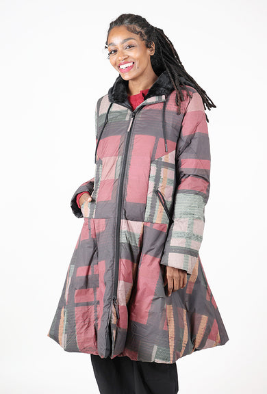 Rundholz Essential Shapely Puffer, Plaid Multi 