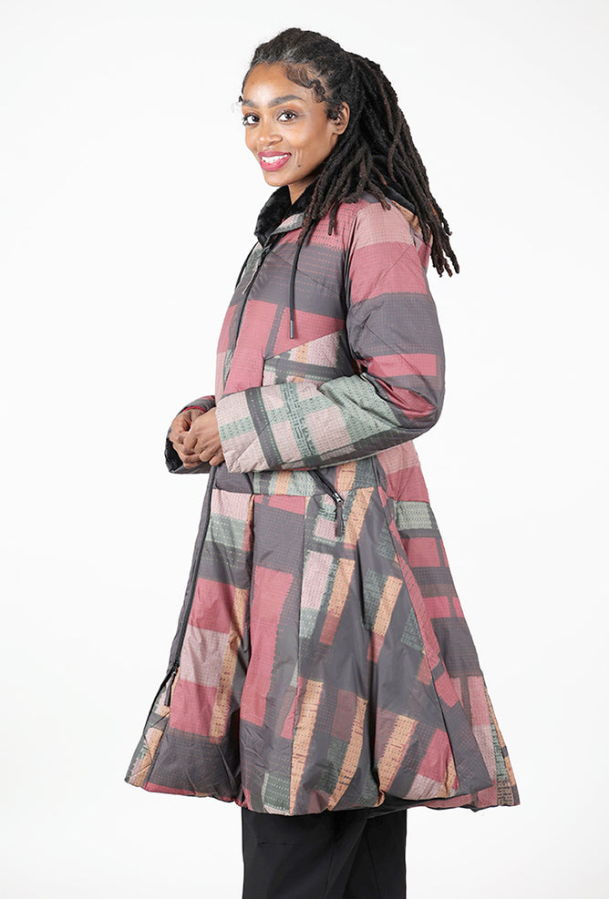 Rundholz Essential Shapely Puffer, Plaid Multi 