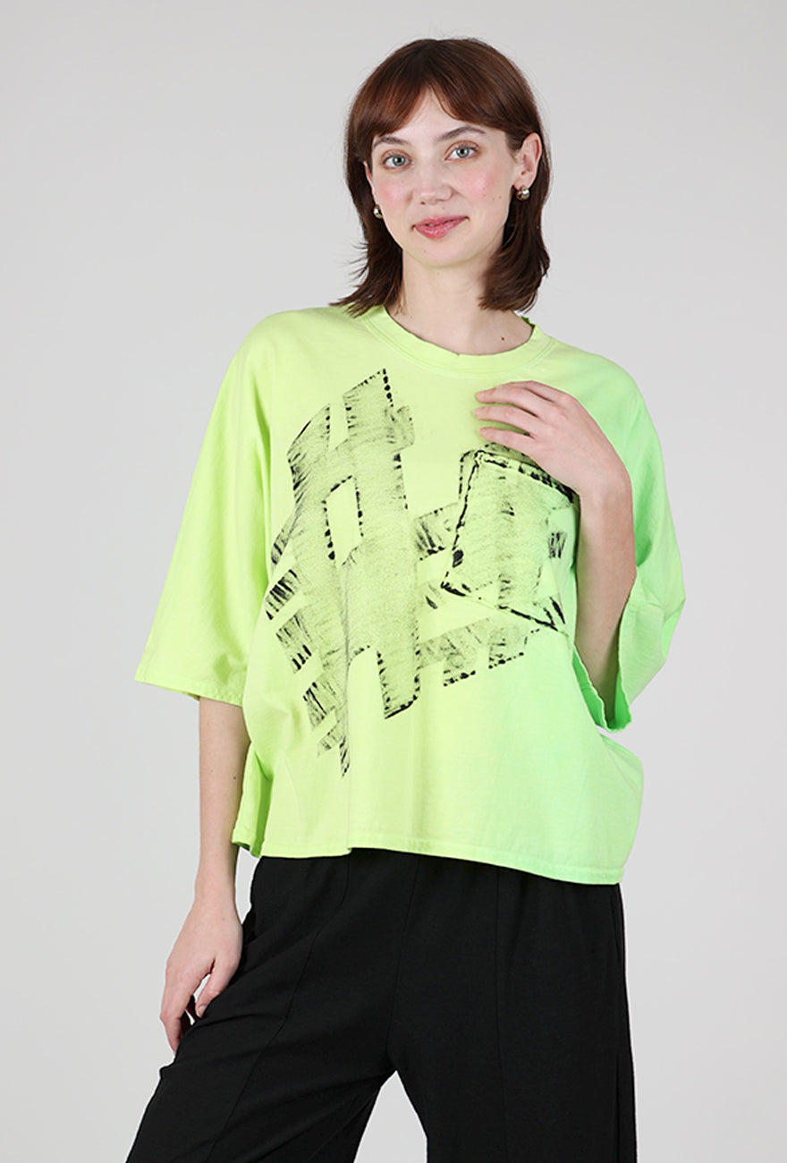 Cynthia Ashby Rex Graphic Tee, Neon 